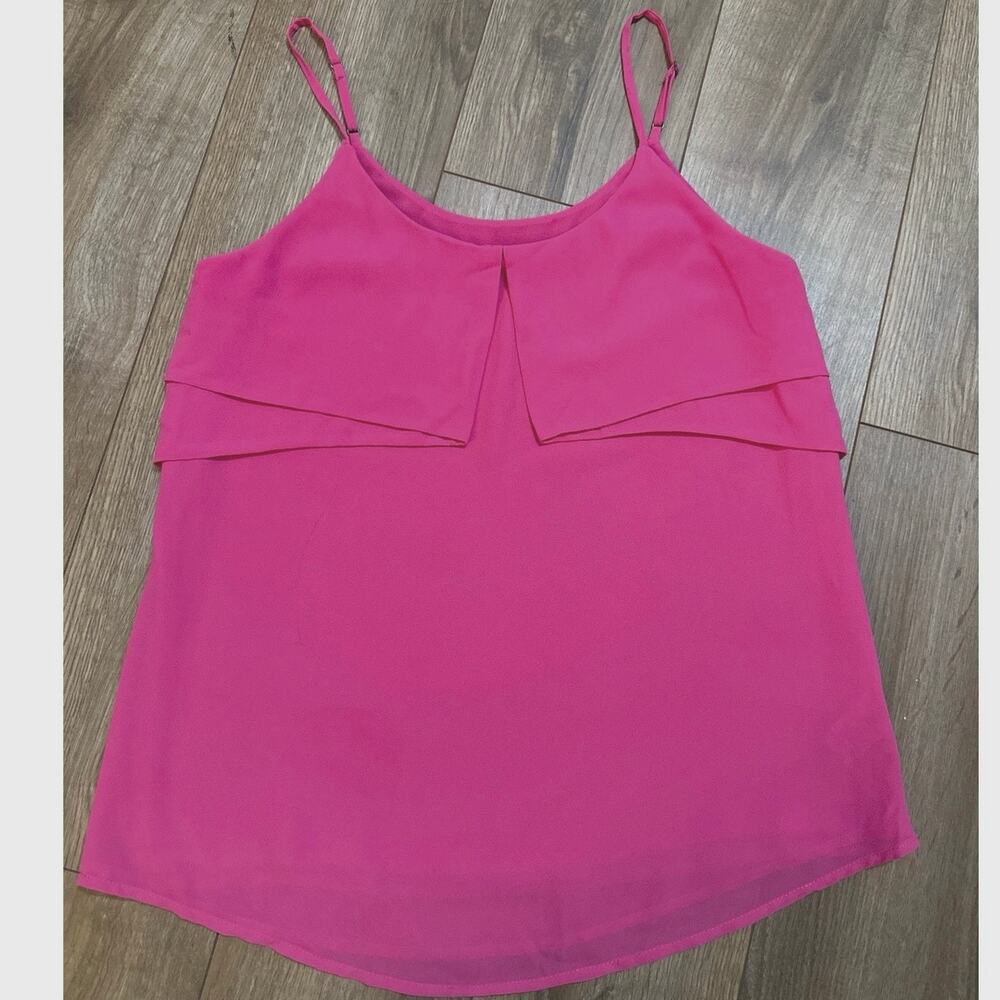 Naked Zebra Bindie Cami Top in the Pink Berry / Hot Pink w/liner womens Small
